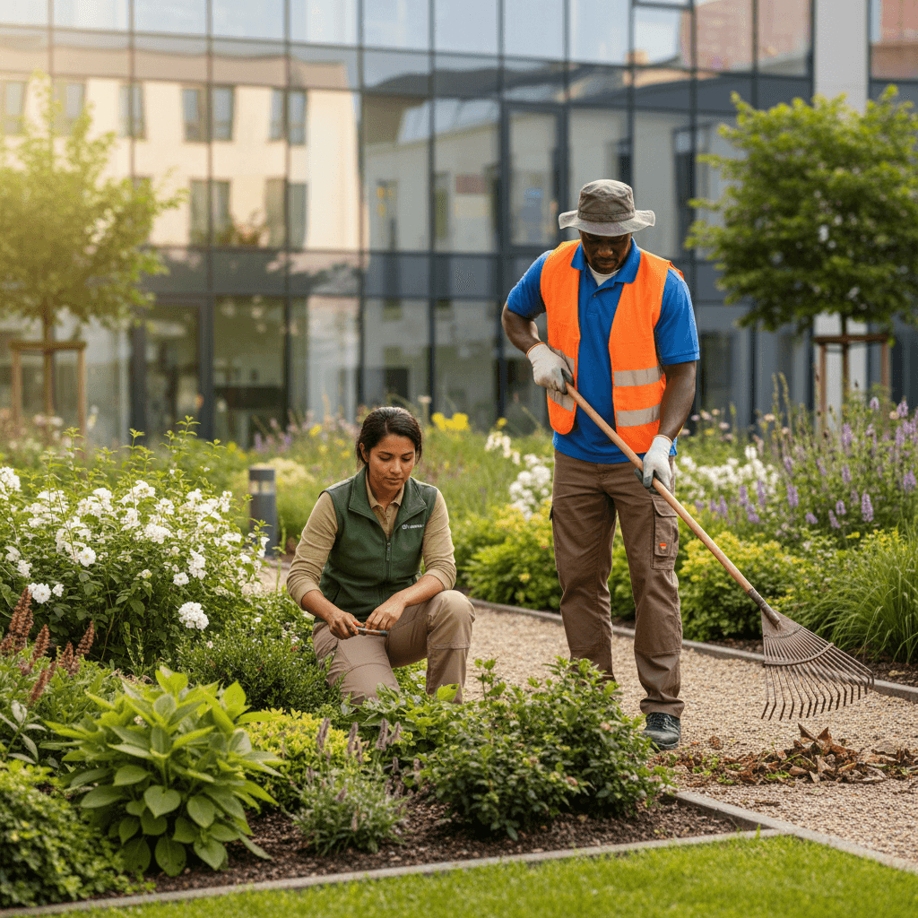 Grünflächenpflege und Landschaftsbetreuung