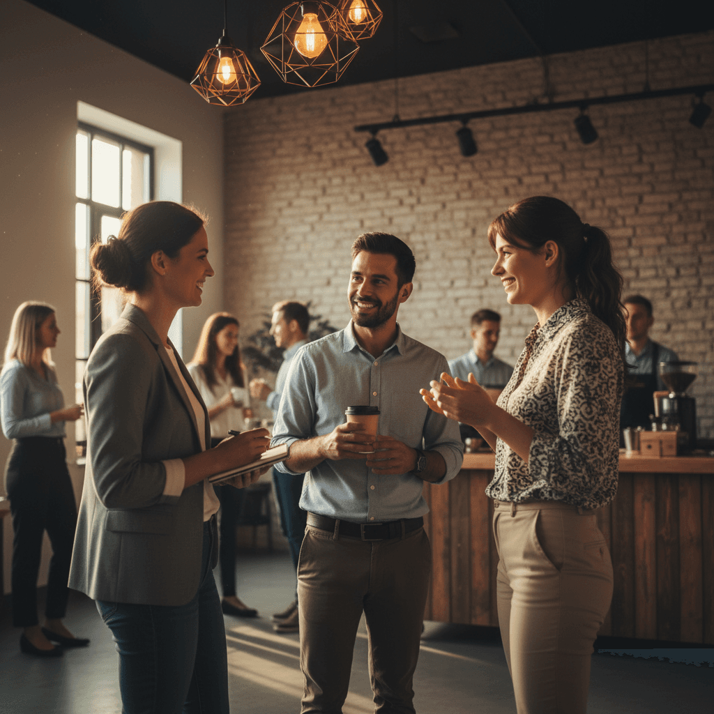 Schutzschild Sicherheitsteam bei der Koordination einer Veranstaltung